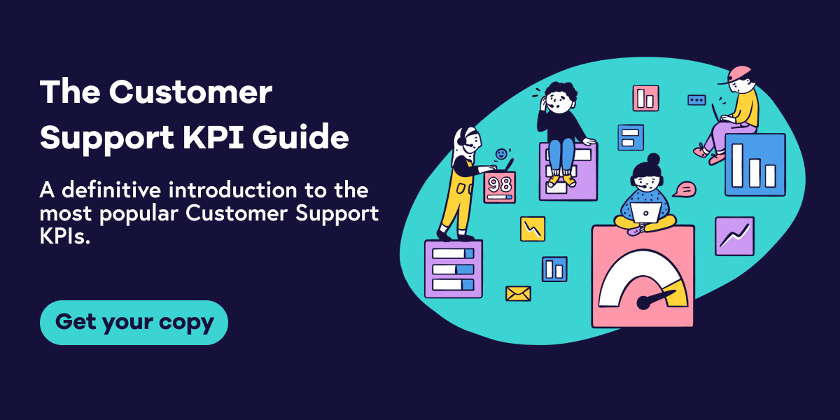 Banner for The Customer Support KPI Guide