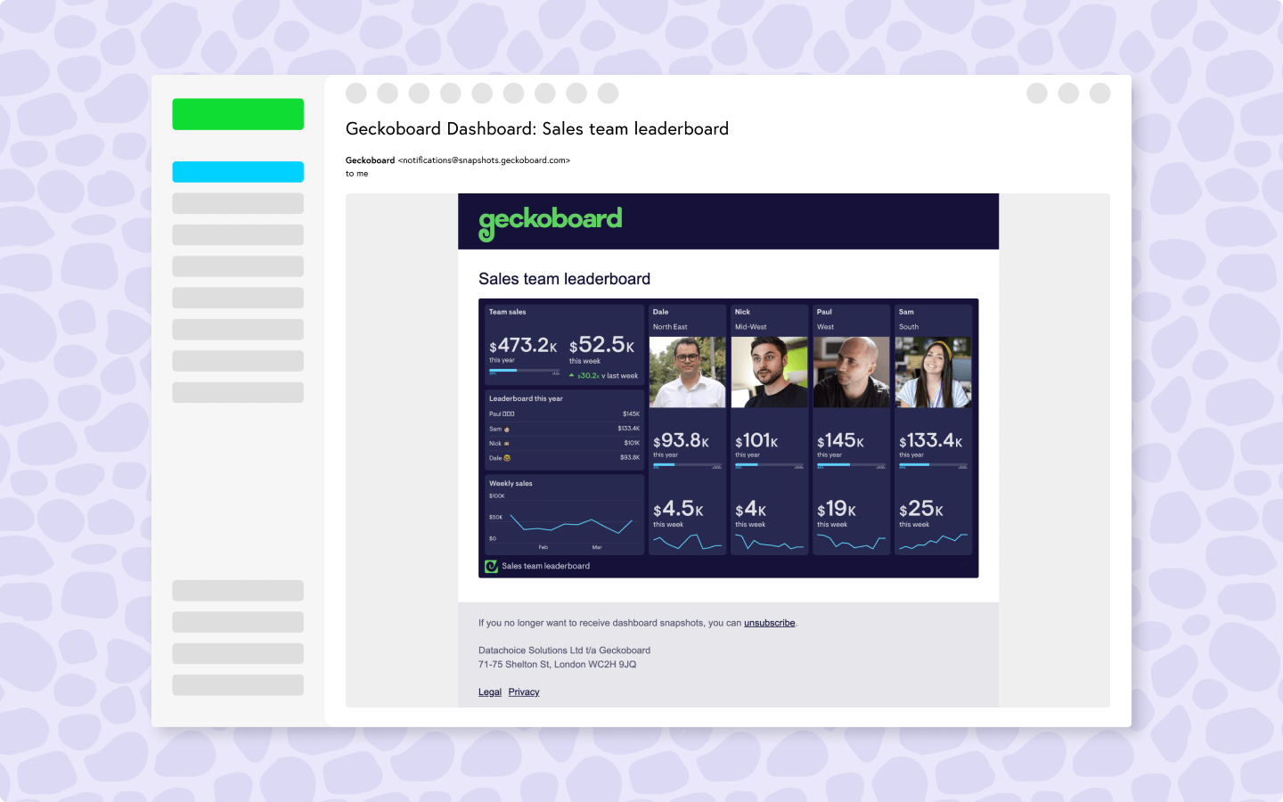 Free sales report template using Google Sheets (daily, weekly or monthly)